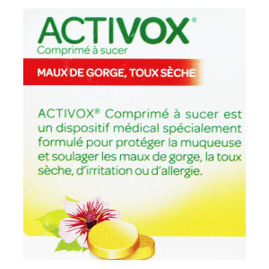 Activox® Comprimé à sucer – Arkopharma France