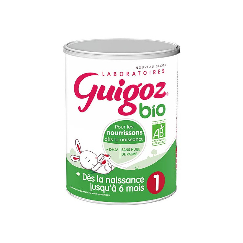 Guigoz 1 Lait en Poudre 0-6 mois, boite de 800g