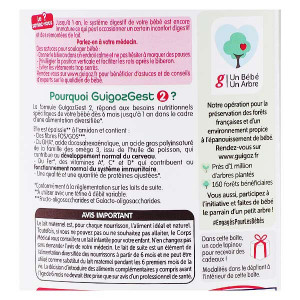 Lait 2ème âge GUIGOZ® GuigozGest 2