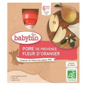 Babybio Fruits Gourde Poire...