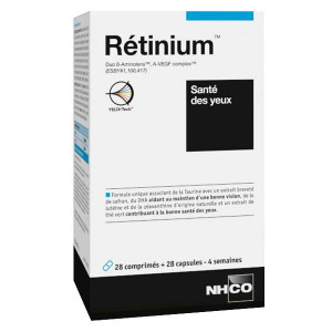 NHCO Rétinium 28 gélules +...