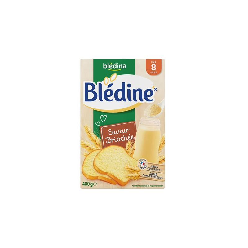 Blédina Blédine Céréales Saveur Briochée +8m 400g