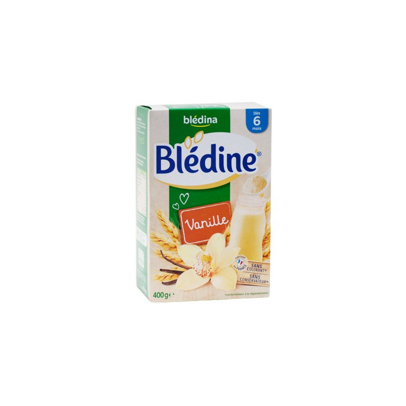 Blédina Blédine Céréales Blé & Vanille +6m 400g