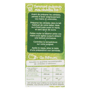 Modilac Mes Céréales Bio Dès 6 Mois Cacao 250 g