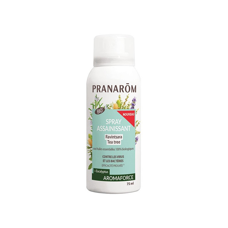 PRANAROM Aromaforce - Spray Assainissant Ravintsara Tea Tree Bio