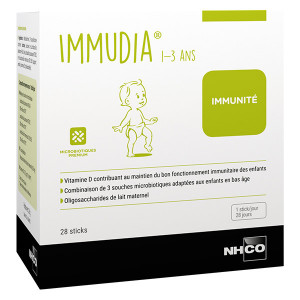 NHCO Immudia 1-3 ans 28 sticks