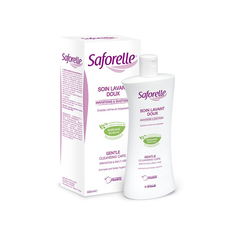 Soin Lavant Doux Toilette Intime et Corporelle 500 ml SAFORELLE | P