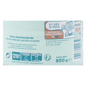 Modilac Expert Riz Lait 2eme Âge 800g