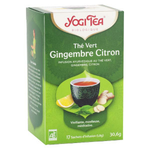 Yogi Tea Thé Vert Gingembre...