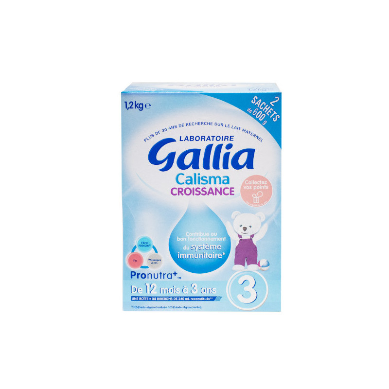 Gallia Croissance Lait infantile 3eme âge 1,2Kg