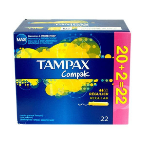 Tampax Compak Régulier 22...