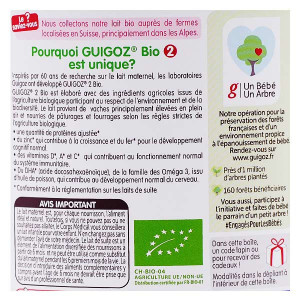 Livraison à domicile de Guigoz Lait 2ème Age Dès 6 Mois Bio 800g