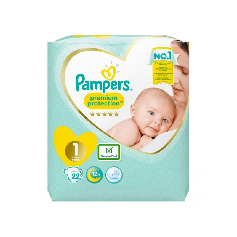 Couches Pampers New Baby Premium Protection