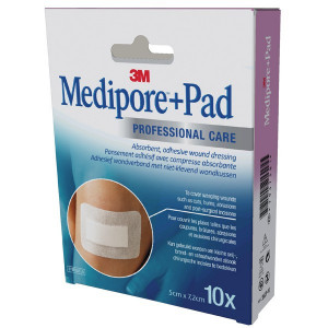 3M Medipore Plus Pad 5cm x...